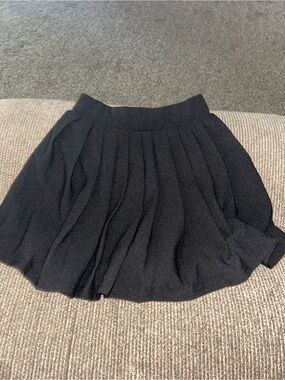 Black Pleated girls skort